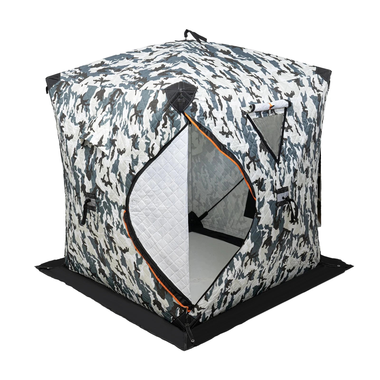 Portable Ice Fishing Shelter Tent for 1-2 Person, Winter GlowCart