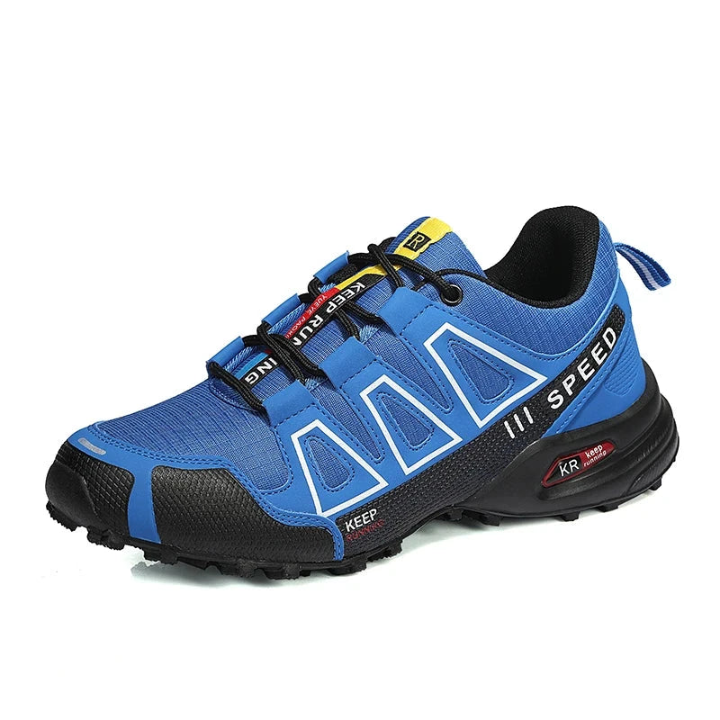 Men‘s Waterproof Hiking Shoes Outdoor Trainers Lace-up GlowCart