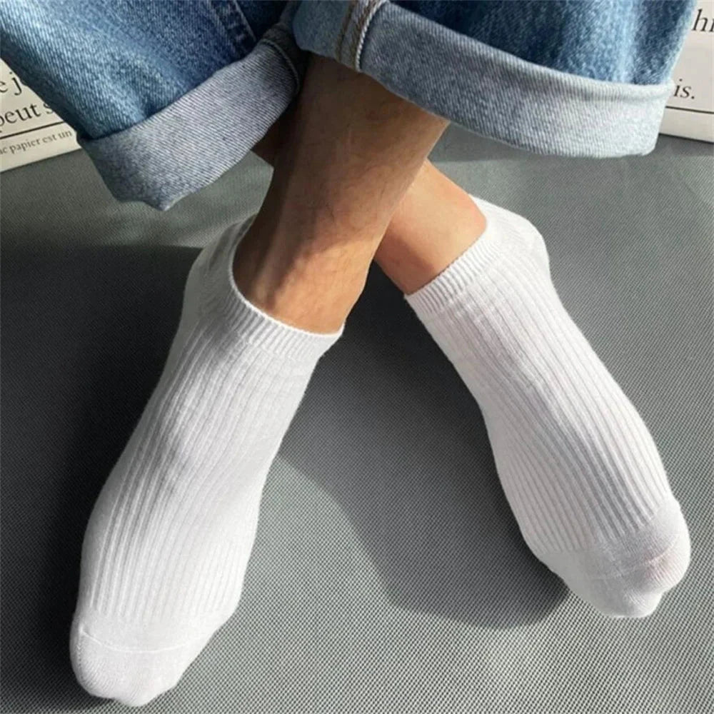 5 Pairs/Pack Ankle Socks Women 100% Cotton Invisible GlowCart