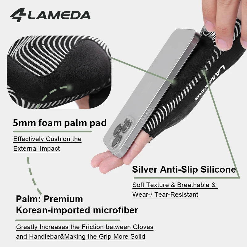 LAMEDA Cycling Gloves Half Finger Men and Women Mountain Bike Sports Gloves Cycling Accessories Breathable MTB Road Bike Gloves GlowCart