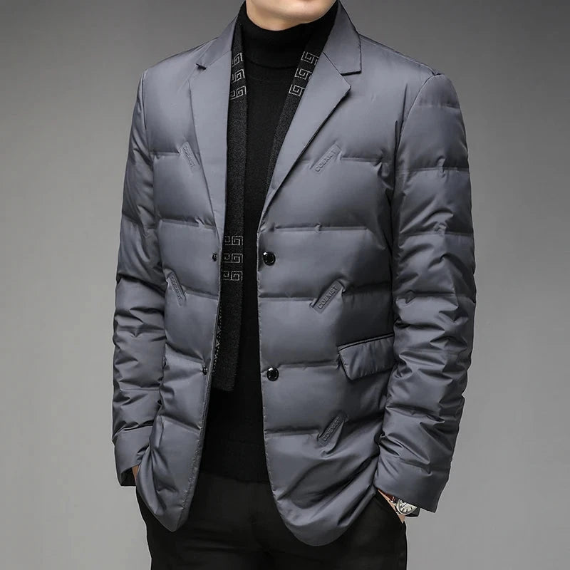 Men's Winter Fashion High-Quality down Jacket 90% White Duck GlowCart