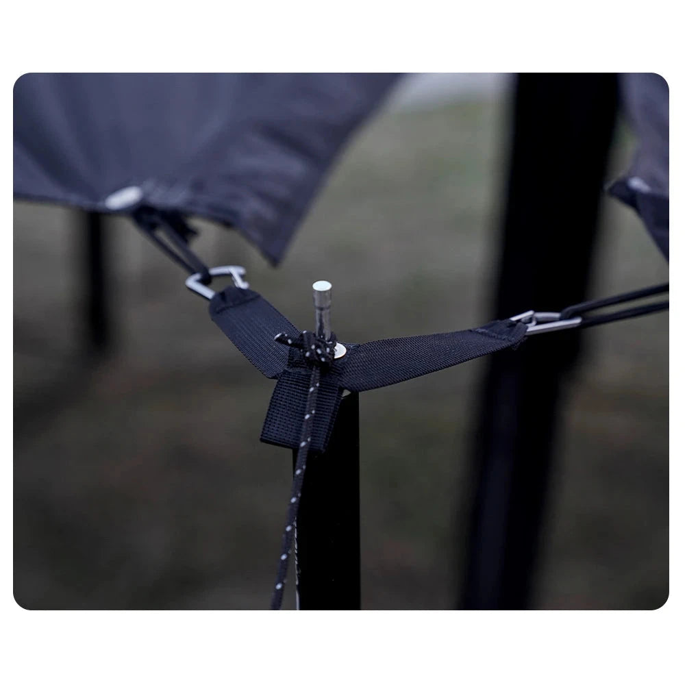 MOBI GARDEN Camping Tunnel Tent LS4 Wide Space Aden GlowCart