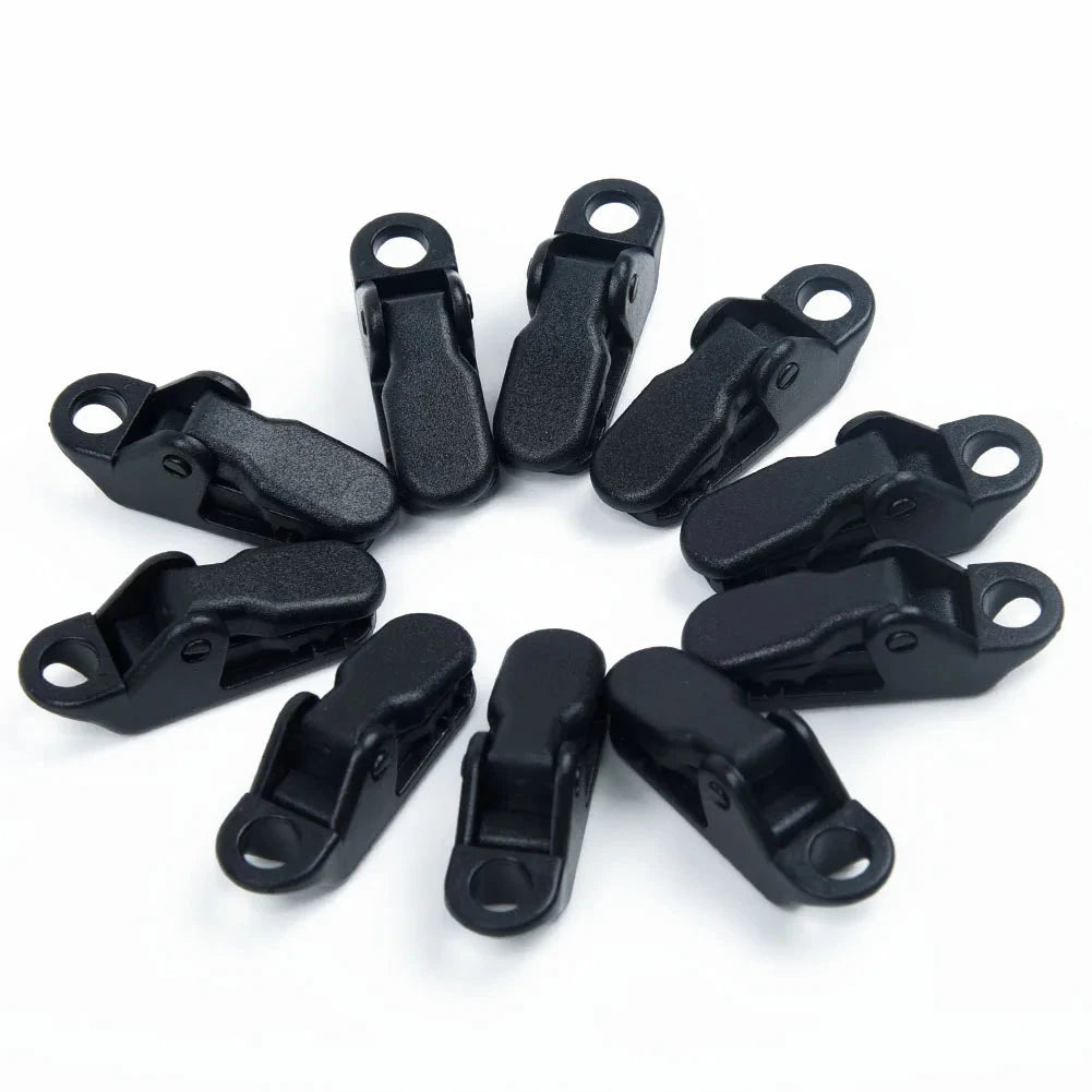10PCS Awning Clamp Clip Snap Outdoor Camping Tent Holder GlowCart