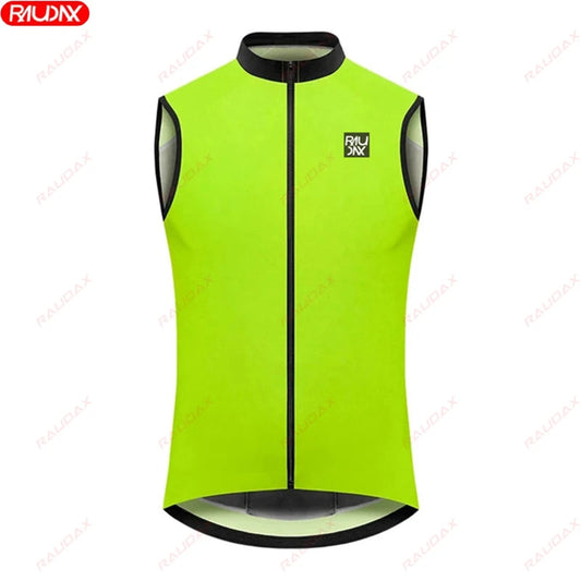 RAUDAX2024 New Unisex Bike Riding Vest Summer Road Bike Windproof Riding Vest MTB Bike Sleeveless Riding Vest Off Road Bike Vest GlowCart