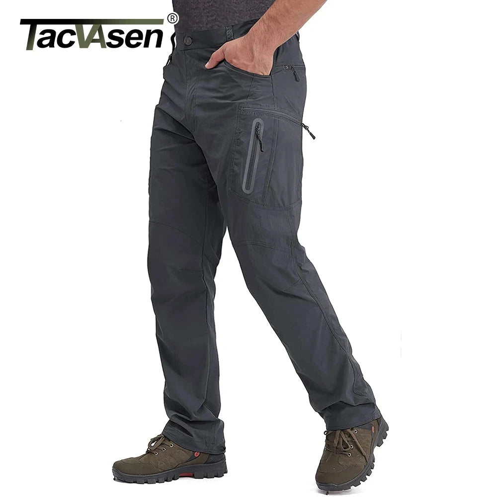 TACVASEN Summer Lightweight Trousers Mens Fishing Pants GlowCart