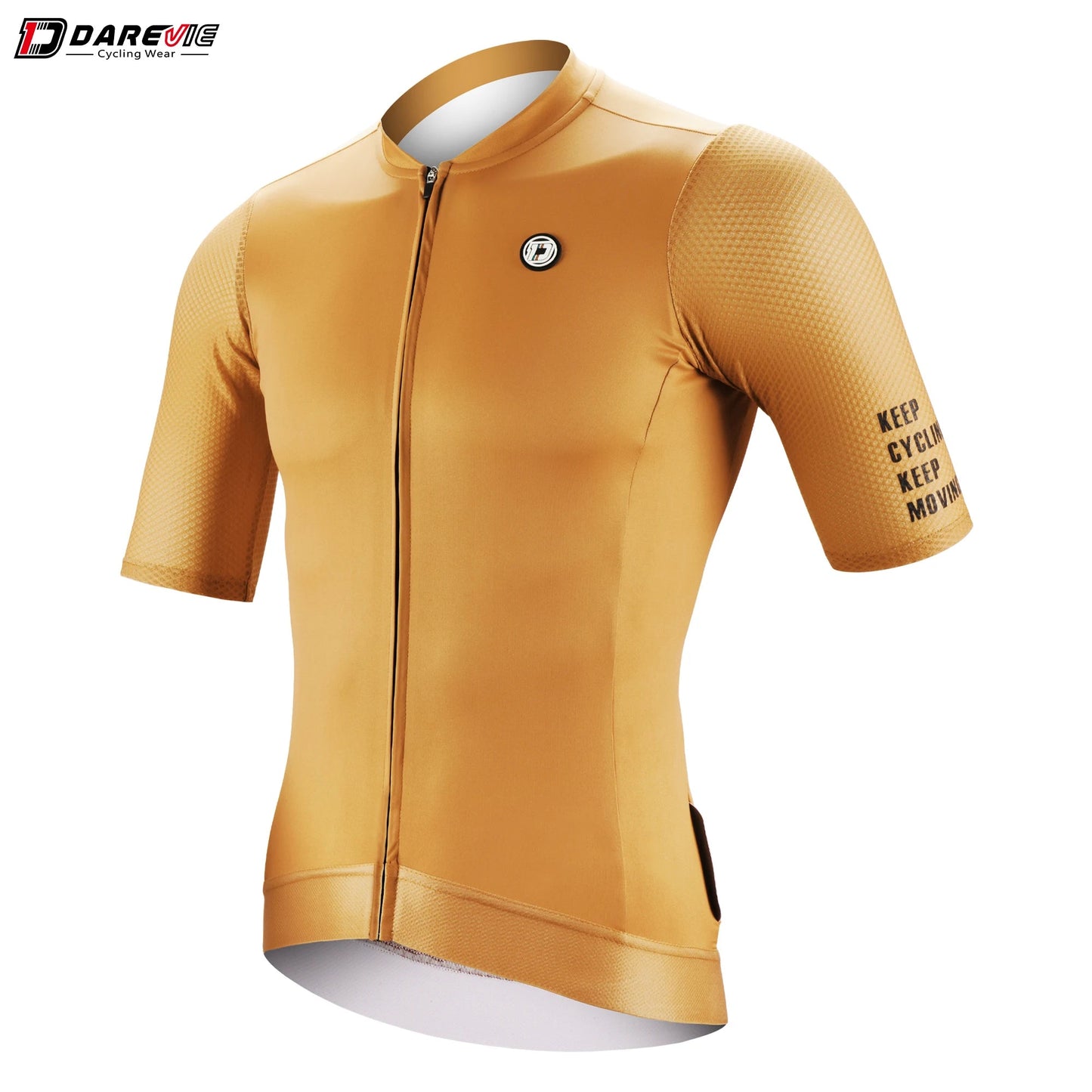 DAREVIE Cycling Jersey SPF 50 Anti-UV Training Level Slim Fit Small Size Men Women Man Cycling Maillot Bike Jersey Cycling Shirt GlowCart