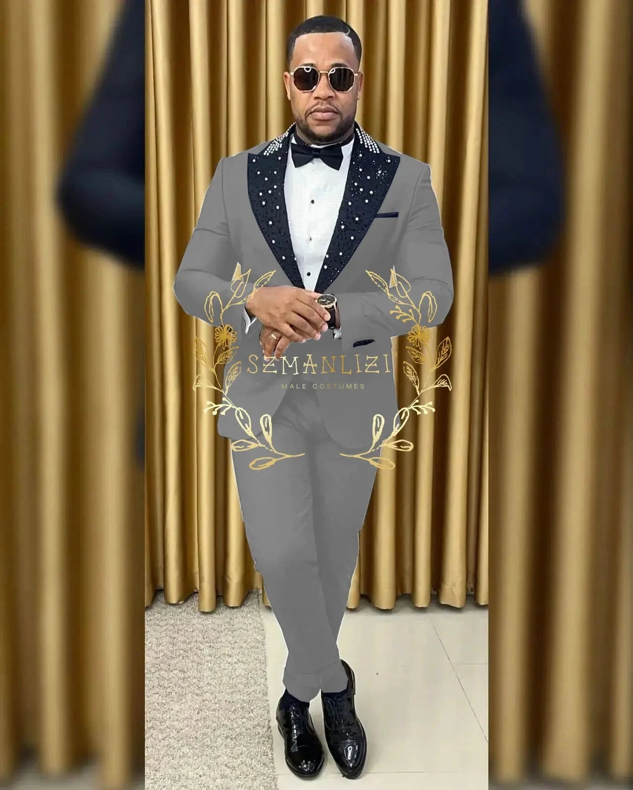 Luxury Wedding Suits For Men Groom Wear Tuxedos Handmade GlowCart