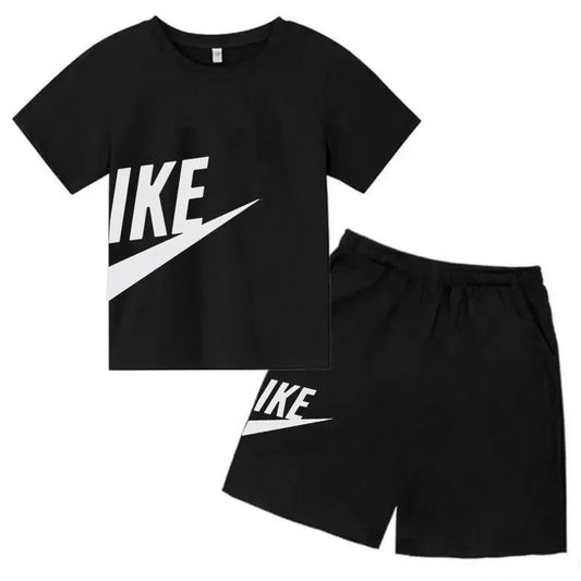 Children's Clothing Kids & Teen T-Shirt Set Summer Top + Shorts 2 Piece Set Short Sleeve Casual Fashion Boys Girls Kids Set GlowCart
