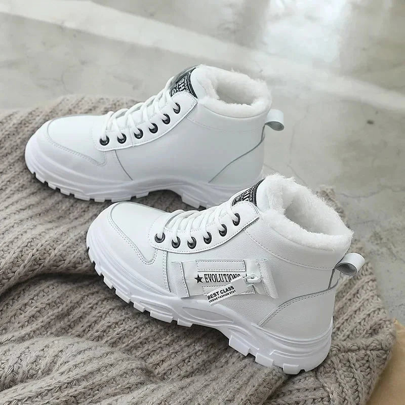 Winter Snow Boots for Women Casual High-top Shoes Warm GlowCart