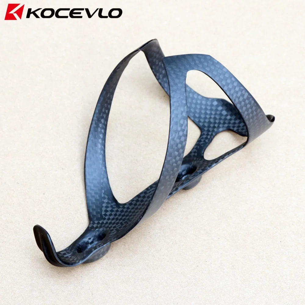 KOCEVLO RXL Lightweight Bicycle Bike Cycling Carbon Bottle Cage 22g Mtb Holder Black 3K carbon Matt GlowCart