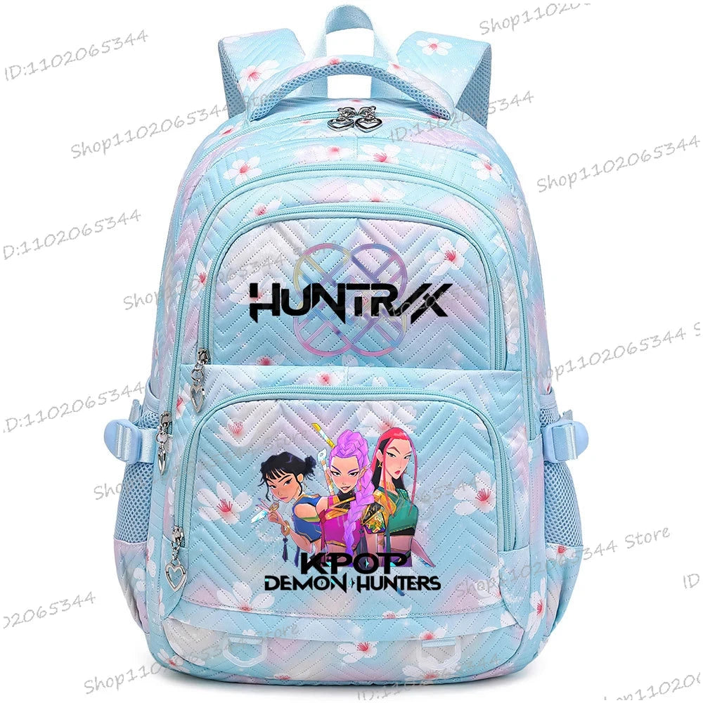 Cute Cartoon Backpack Kpop Demon Hunters Student Teenage GlowCart