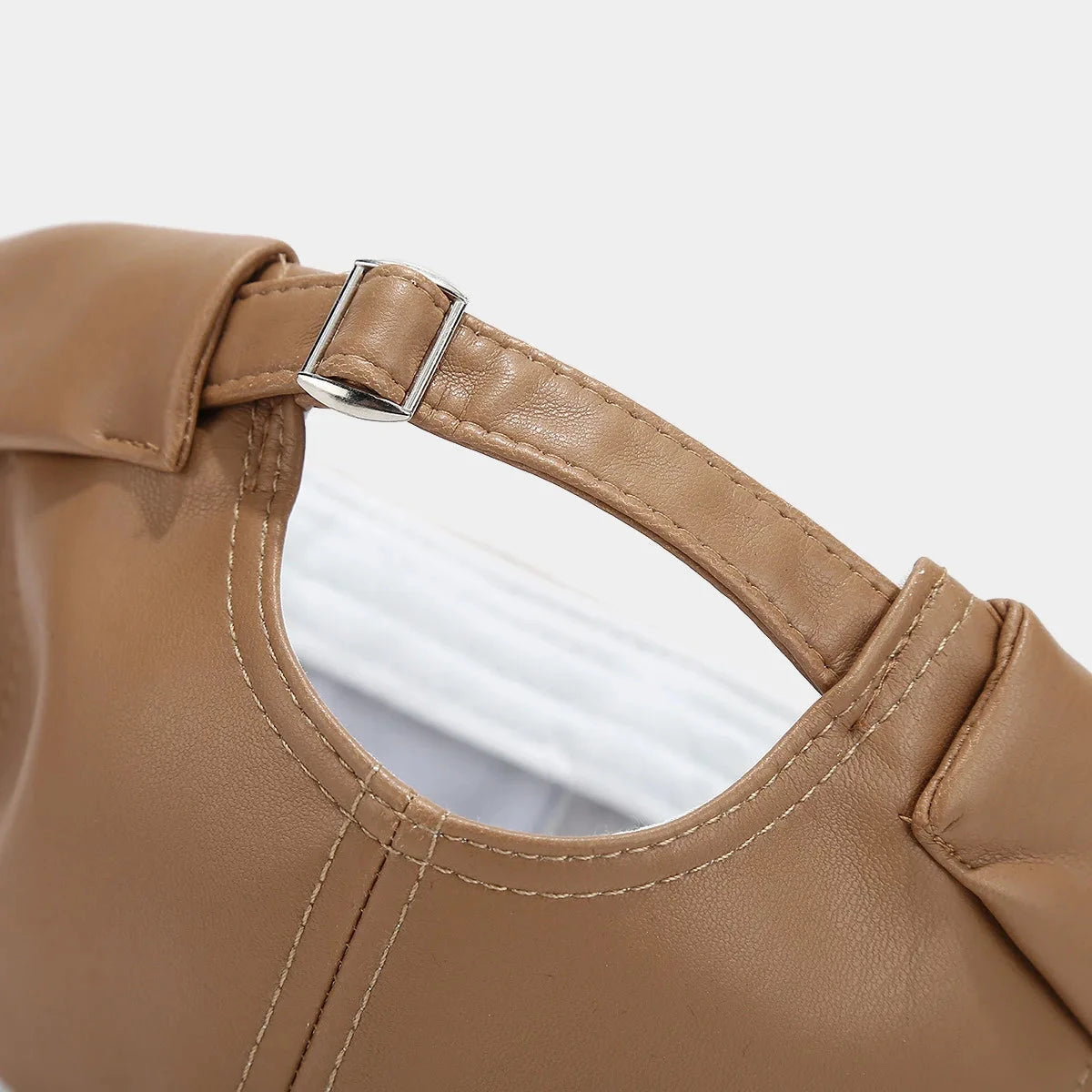 Solid Color PU Leather Landlord Hat Men Women Simplicity GlowCart