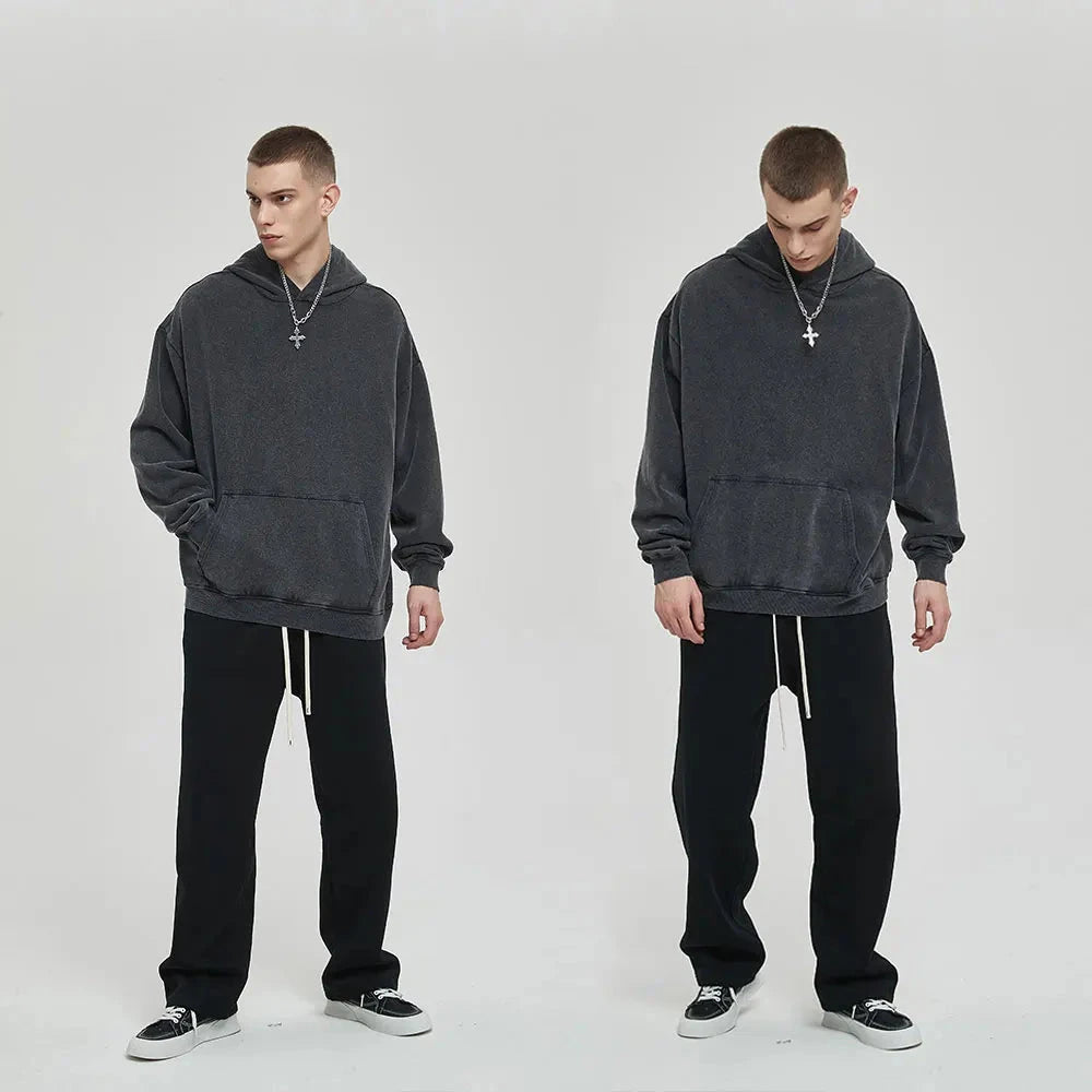 Korn Rock Band World Tour Hoodies Vintage Washed Men's GlowCart