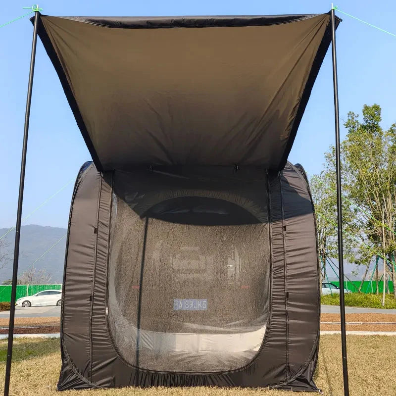 Pop-up SUV Car Camping Tent, 4-5 Person Family Outdoor Tent, GlowCart