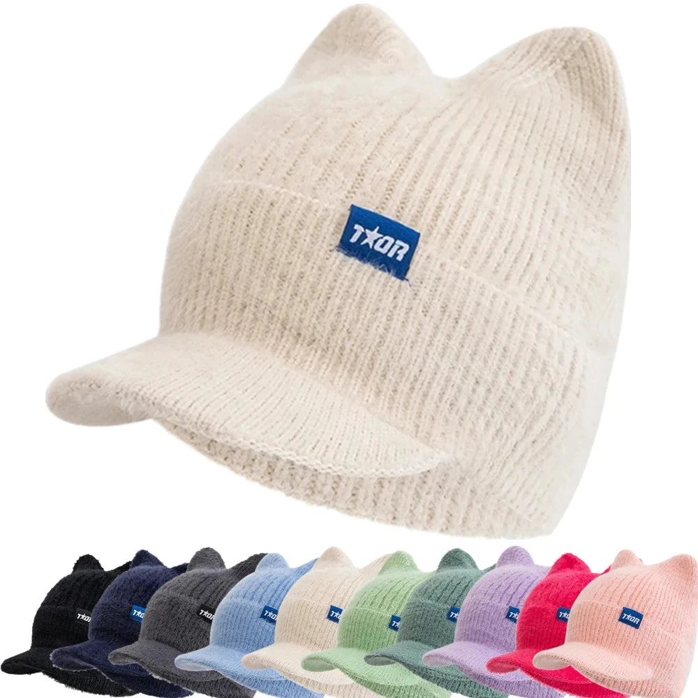 Hot Sale Women Candy Colors Winter Hat Fashion Faux Fur GlowCart