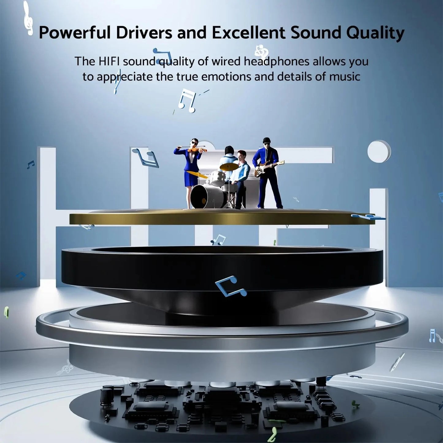 For Samsung Headphones HiFi Surround Sound In-ear USB Type C GlowCart