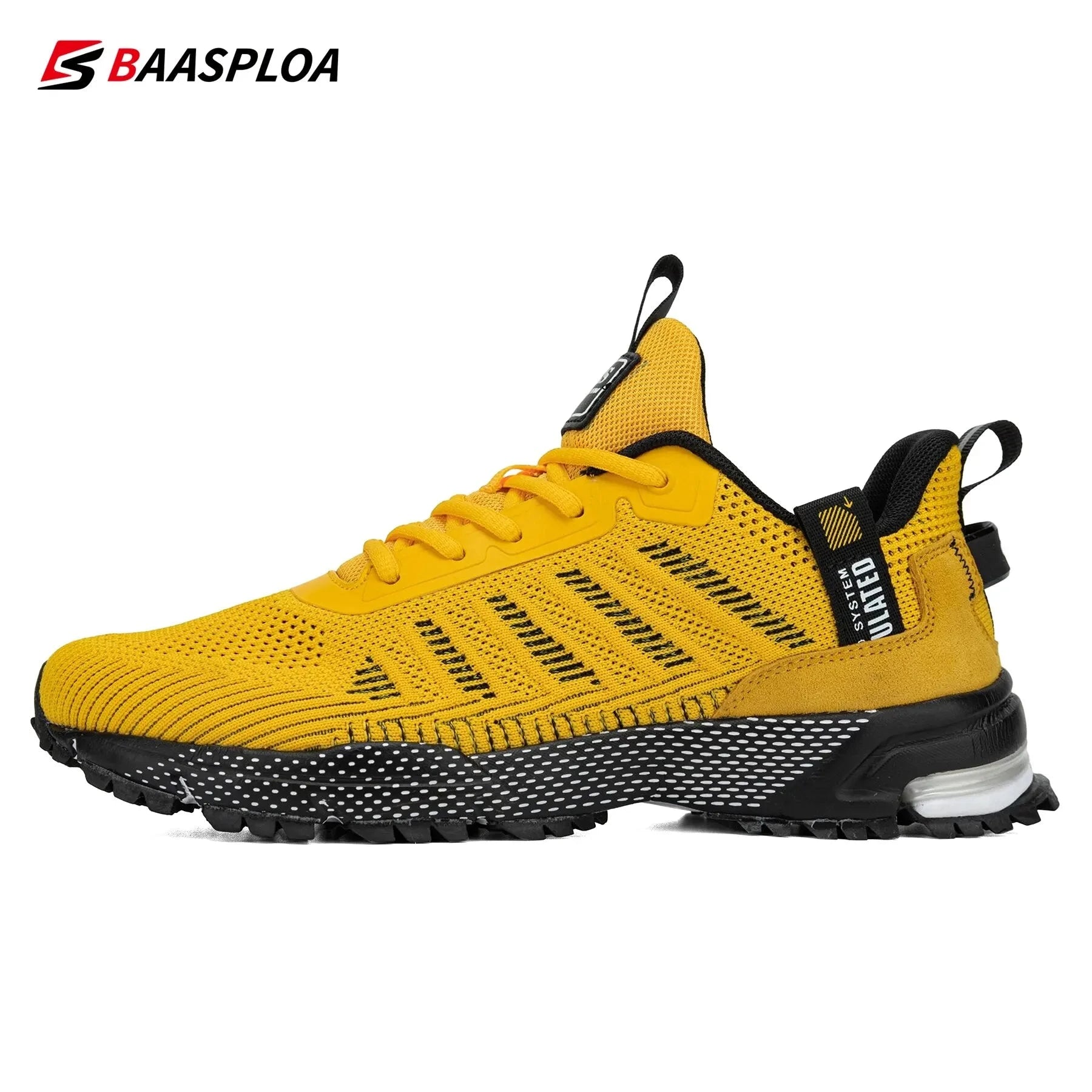 Baasploa Men Running Shoes Lightweight Sneakers Designer GlowCart