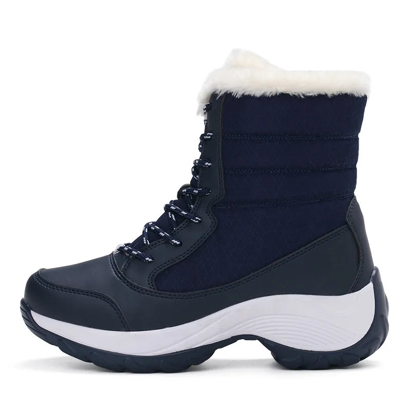 Snow Boots Women Platform Boots Non-slip Women Winter Shoes GlowCart