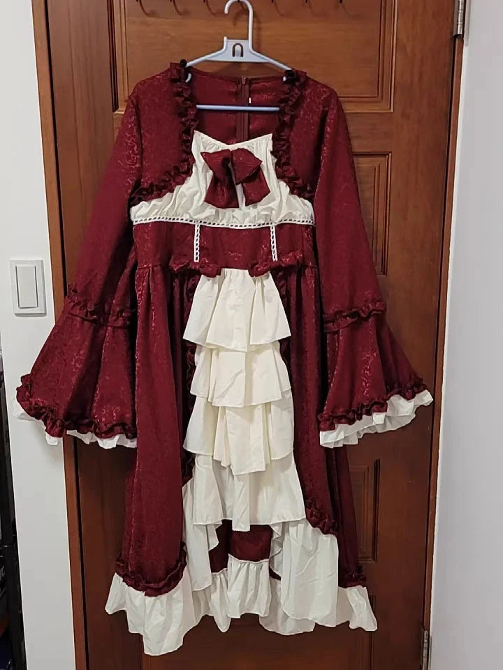 Medieval Dresses Gothiced Court Dress Royal Lady Ball Lolita GlowCart