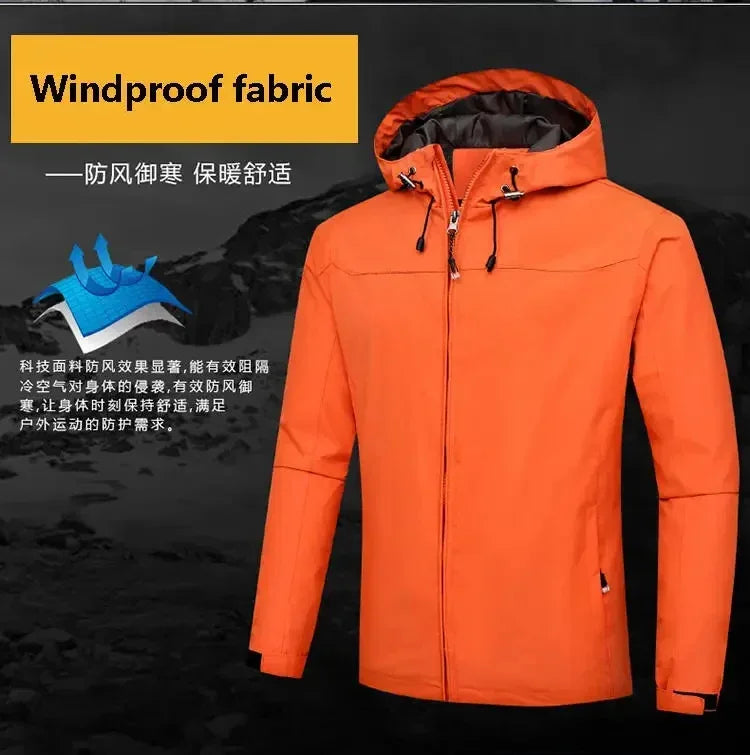 Waterproof Military Tactical Jacket 2025 Men's Warm Windbreaker Bomber Jacket Camouflage Hooded Coat US Army chaqueta hombre GlowCart