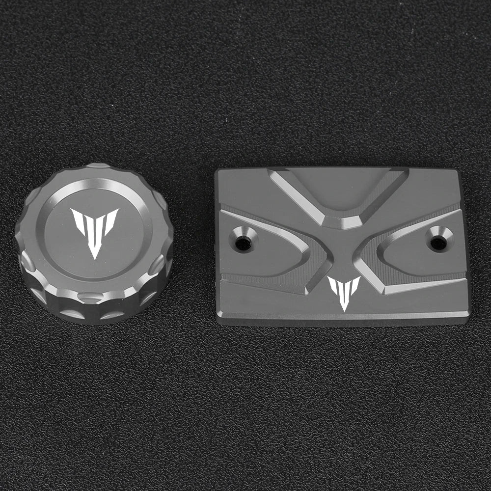 Motorcycle Rear Brake Fluid Reservoir Cap Oil Cup for Yamaha MT07 FZ07 MT 07 MT03 MT25 MT09 FZ09 MT 09 MT10 MT-10 MT01 MT-01 03 GlowCart