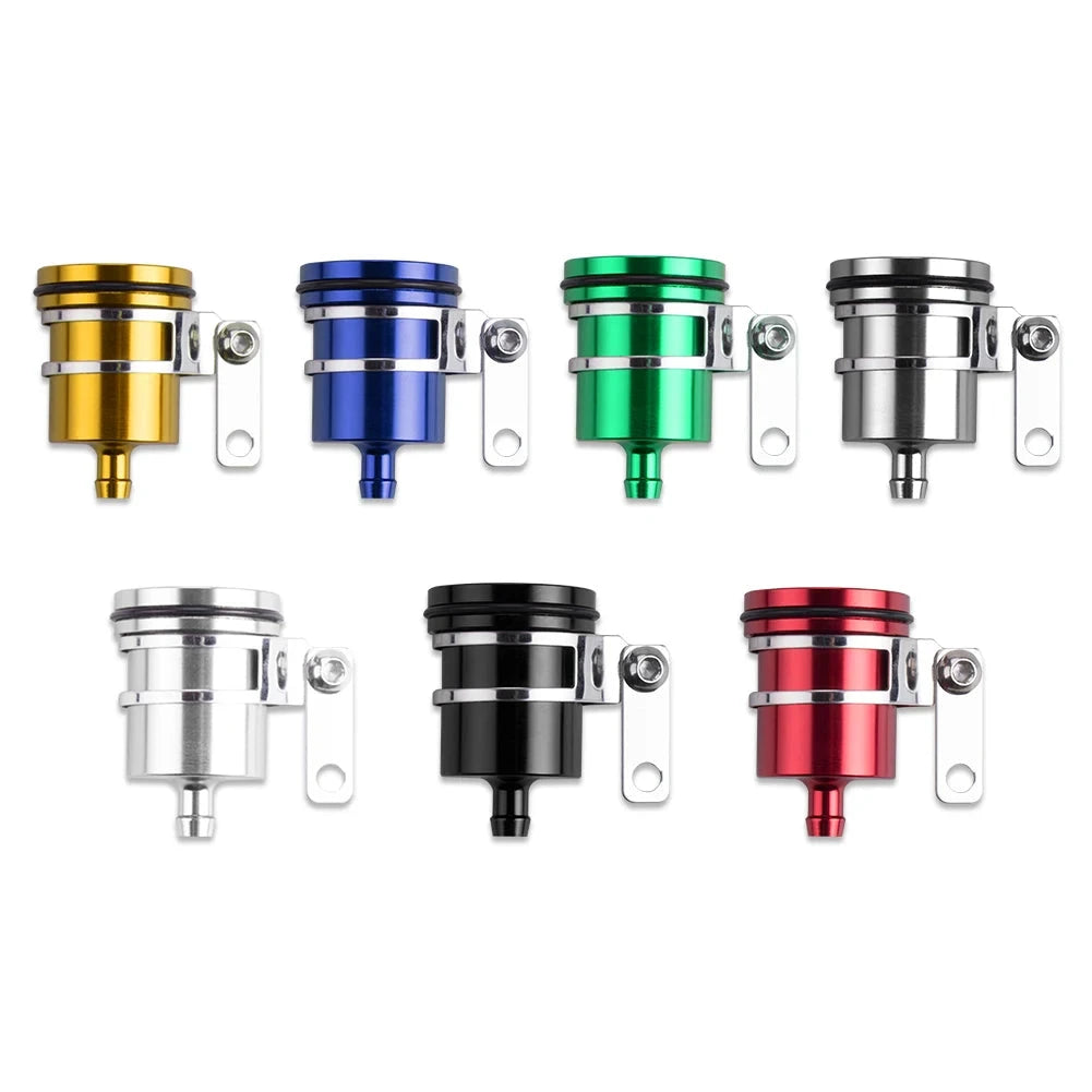 Aluminum Alloy Motorcycle Brake Fluid Reservoir Clutch Tank Oil Fluid Cup Brake Fluid Reservoir Motorcycle Refitting Accessories GlowCart