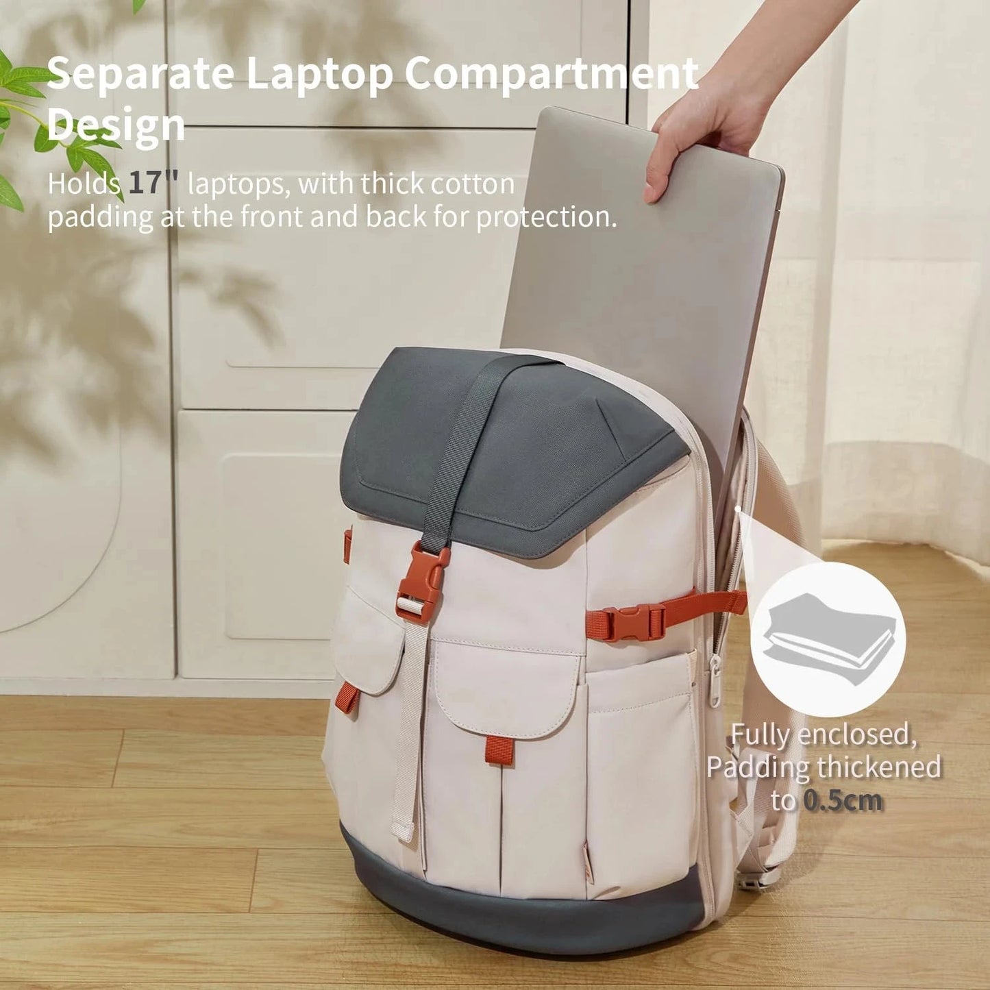 AJI Backpack For Women Travel Backpack Large Capacity Luxury GlowCart