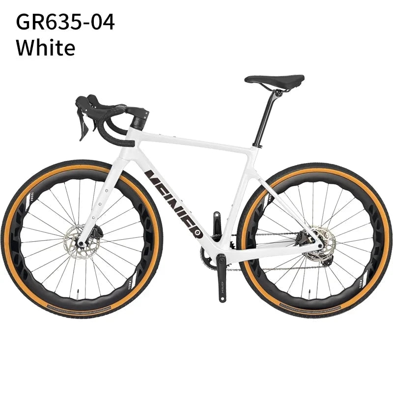 Carbon Gravel Bike Bicicletas Hydraulic Disc Brake Road Bike Bicycle Gravel 11S GRX Groupset GlowCart