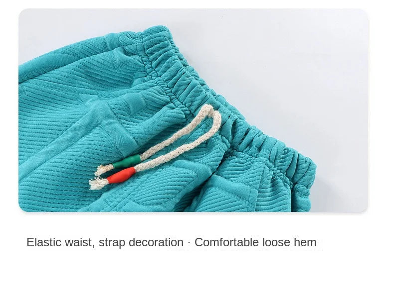 Boys 2Pcs Tracksuit Baby Girls Kids Casual Clothing Sets Baby Kids Sports Unisex Letter Pants Outfits 1-7 Ys Children Sweatshirt GlowCart