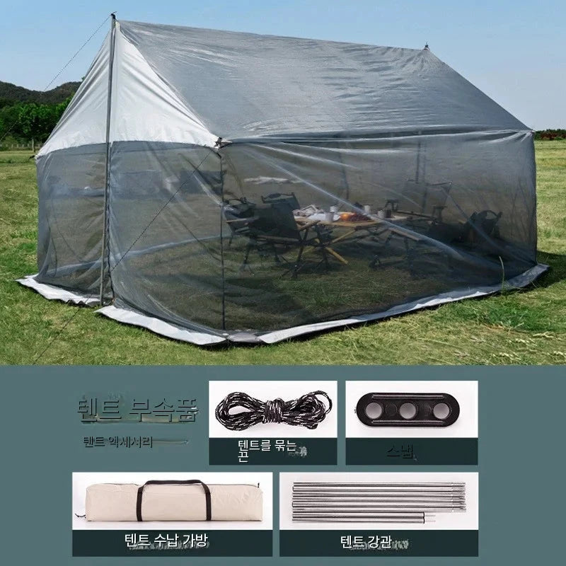 Outdoor Rainfly Tent Family Hiking Fishing Waterproof GlowCart