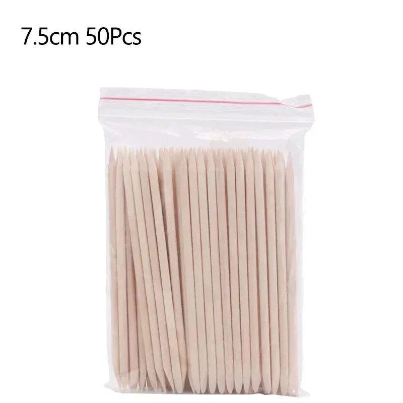 50/100/200PCS Disposable Wood Stick Beauty Spatulas Log Hair GlowCart