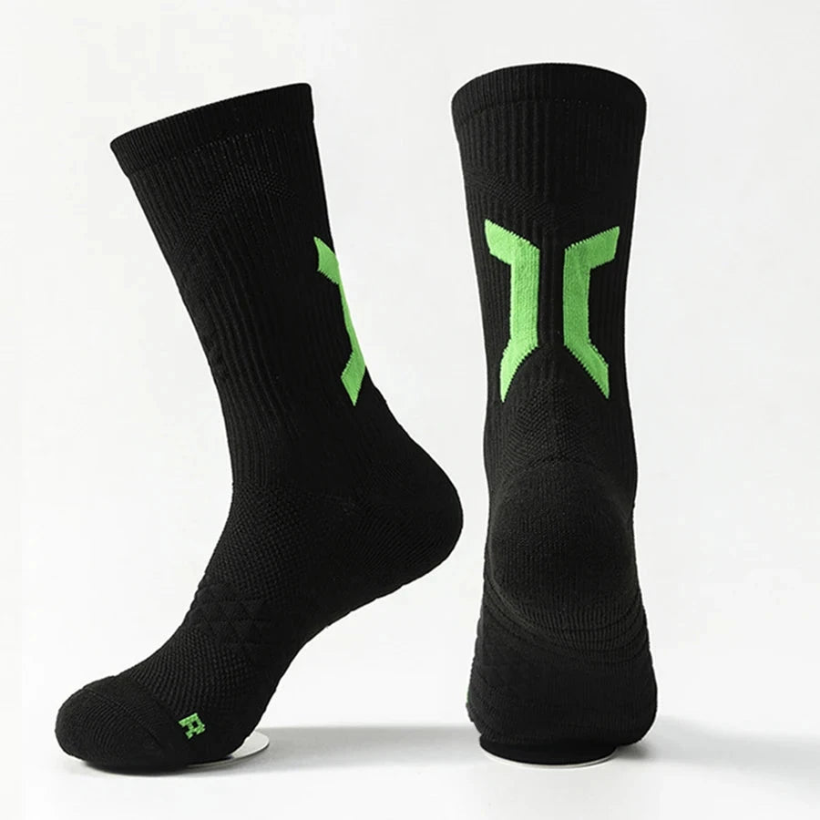 One Pair of  Pro Performance Sport Socks – Breathable, Cushioned, Anti-Slip for Running & Training GlowCart