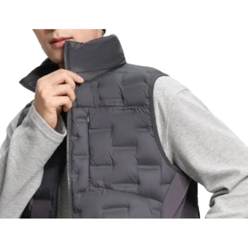 Autumn Winter Vest For Men Warm Sleeveless Puffer Coat For GlowCart
