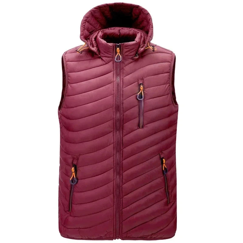 Windproof Jacket Winter Male Hot Sale Men Sleeveless Down GlowCart