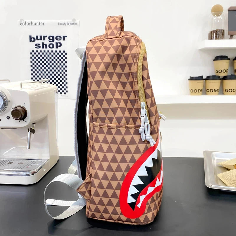 Casual canvas printed large capacity men's and women's GlowCart