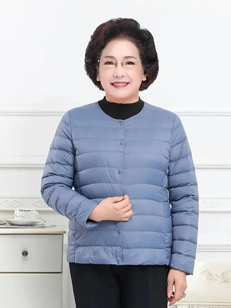 Woman Ultra Light Down Jacket Portable Parka Matte Fabric GlowCart