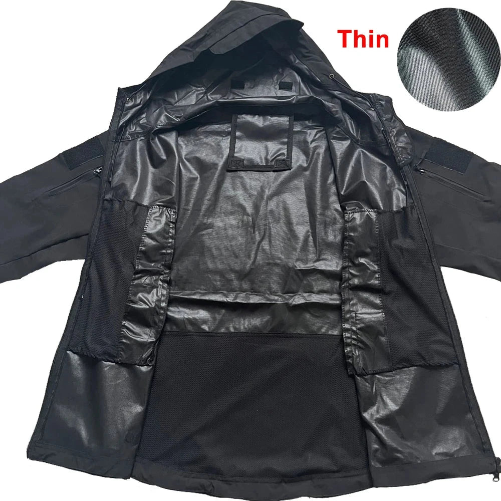 Military Shark Skin Soft Shell Jackets Men Tactical GlowCart