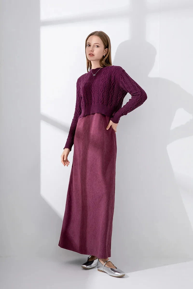 AS 2024 woman clothes short design Cable knitted tops + GlowCart