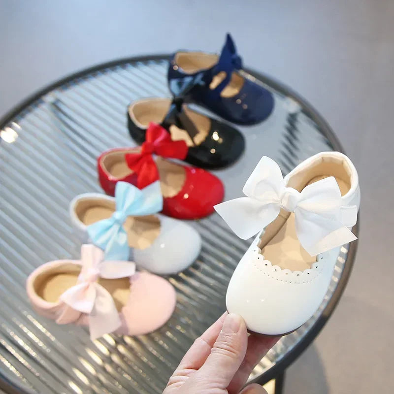 2025 Spring Autumn Little Toddler Girl Leather Dress Shoes Kids Cute Oxfords Bright Colors Girls Party Performance Dance Shoes GlowCart