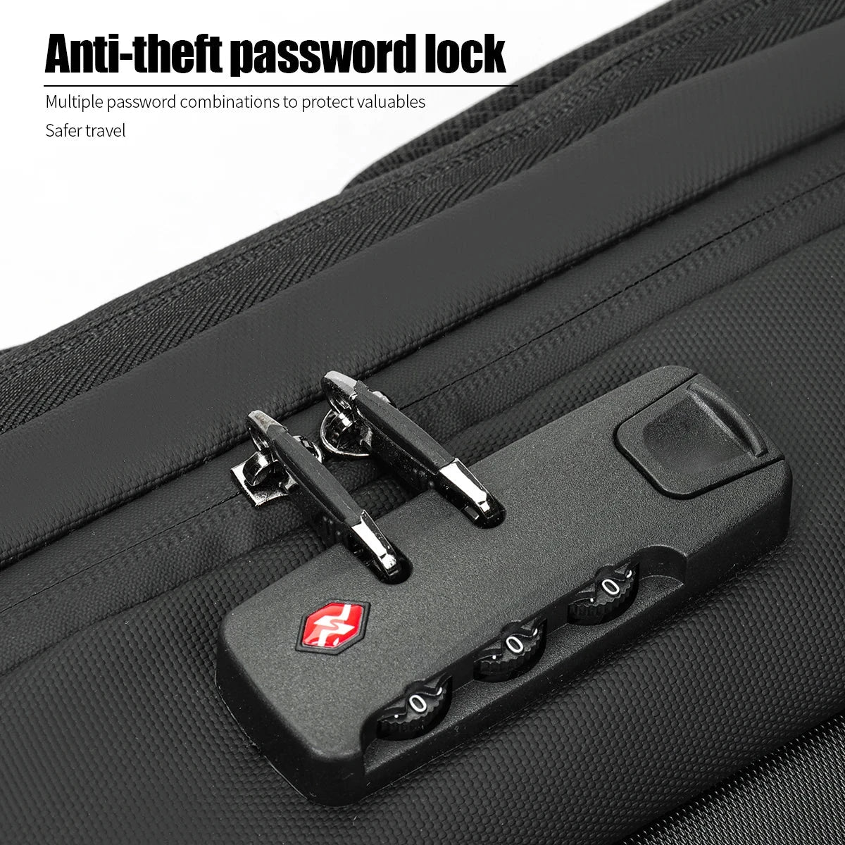 Backpack Men's Expandable Computerbag Large Capacity GlowCart