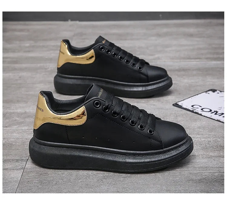 2025 Men Causal Shoes Pring Brand Spring Designer Wedges White Sneakers Platform Tenis Feminino Trainers Female Walking GlowCart