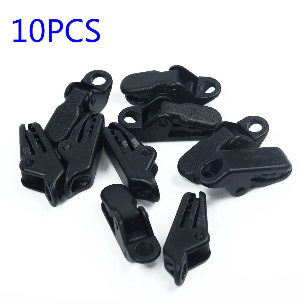 10PCS Awning Clamp Clip Snap Outdoor Camping Tent Holder GlowCart