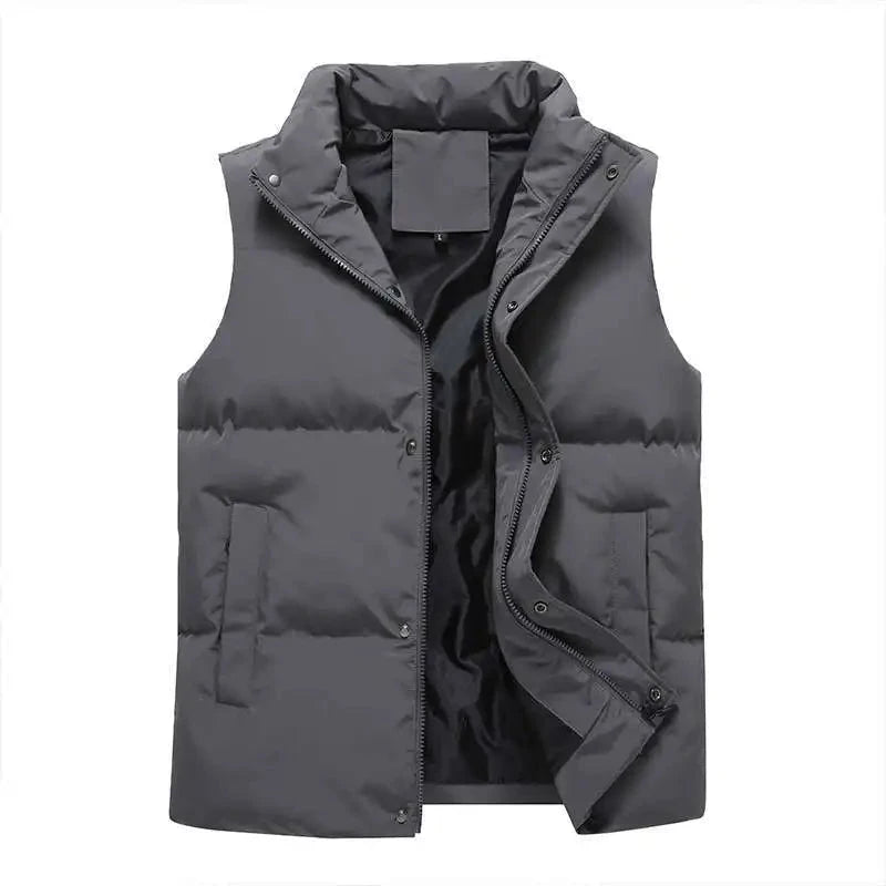 logoMen's vest autumn and winter down cotton vest men loose GlowCart
