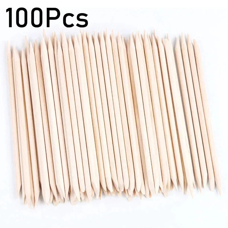 50/100/200PCS Disposable Wood Stick Beauty Spatulas Log Hair GlowCart