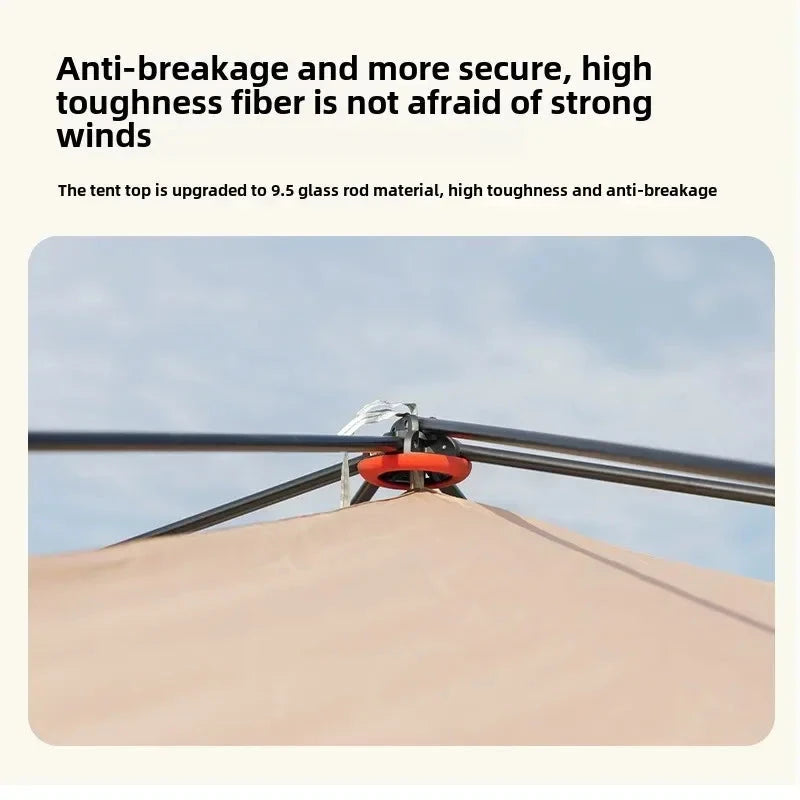 MOUNTAINHIKER Outdoor Camping Anti Mosquito Net Automatic GlowCart