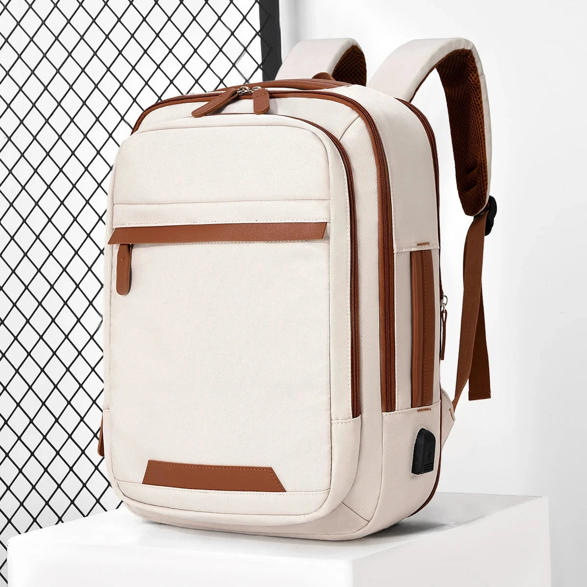 High-Quality USB Rechargeable Backpack Men's Waterproof Bag GlowCart