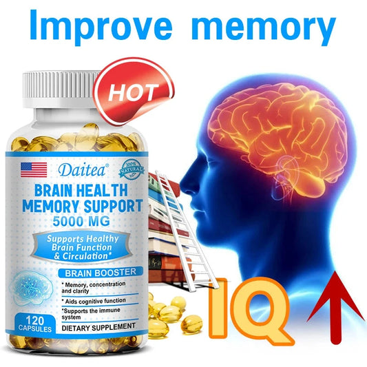 Vitamin B6 Supplement, Brain Health Memory Support 5000 mg, GlowCart