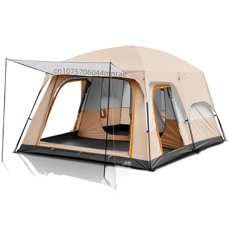 Outdoor Camping Tent, Portable Folding Anti Rainstorm GlowCart