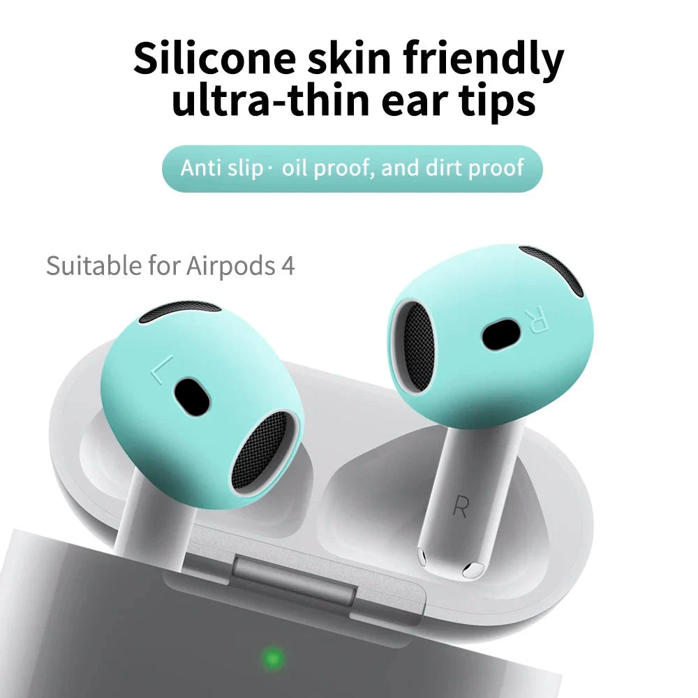 New Cover For AirPods 4 4th Silicone Protective Case Skin GlowCart