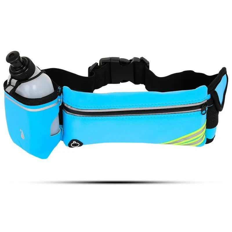 Running Belt Waist Bag Sports Fanny Pack Women Men Phone Pouch with Bottle Hydration Waterproof Run Accessories GlowCart